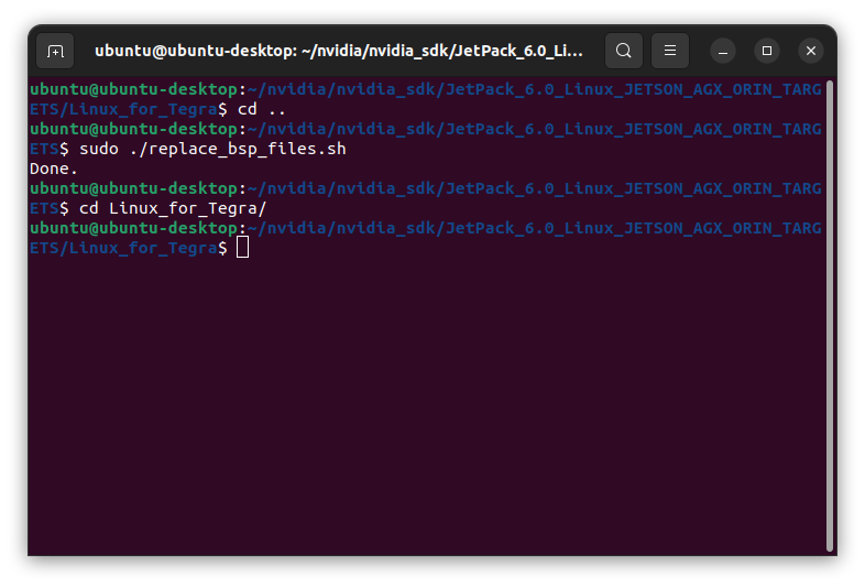 JetPack-6.x Installation for DSBOARD-AGX